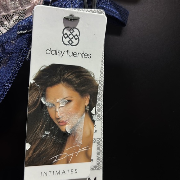 Daisy Fuentes 5 Pack Pretty Lace &  Mesh Thong/Panties, Sexy Stretch Comfort - Picture 5 of 10